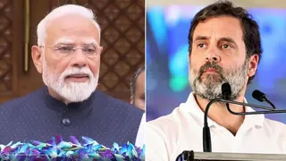 राहुल गांधी का पीएम मोदी पर हमला (पीटीआई)