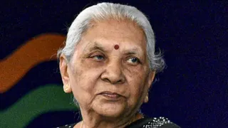 राज्यपाल आनंदीबेन पटेल।
