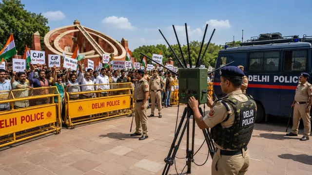  क्या है Mobile Jammer? जिसे दिल्ली पुलिस ने Jantar Mantar पर लगाया, बंद हुआ इंटरनेट