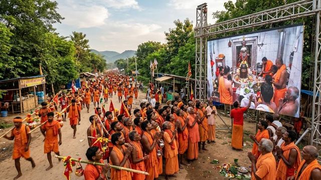 अब राह चलते होंगे बाबा बैद्यनाथ के लाइव दर्शन, बांका में कांवड़िया पथ पर 6 जगहों पर लगेगी LED स्क्रीन
