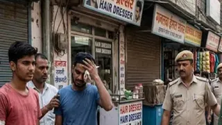 तीन लोगों ने सैलून स्वामी की गर्दन पर किए उस्तरे से वार (AI जेनरेटिड फोटो)