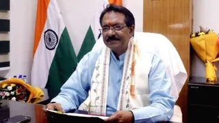 दिल्ली भाजपा के अध्यक्ष हर्ष मल्होत्रा ने नई टीम की घोषणा की। फोटो: आर्काइव