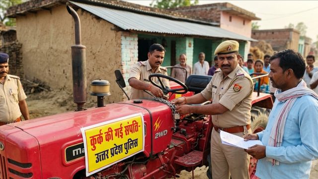 बांदा में गैंगस्टर निरंजन की 80 हजार की अवैध संपत्ति कुर्क, पुलिस ने खोला आपराधिक इतिहास
