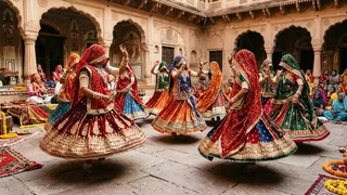 क्यों इतना खास है राजस्थान का लोकनृत्य घूमर? (AI Generated Image)