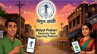 ‘विद्युत प्रहरी’ एप लॉन्च। (X- @BJP4Bengal)