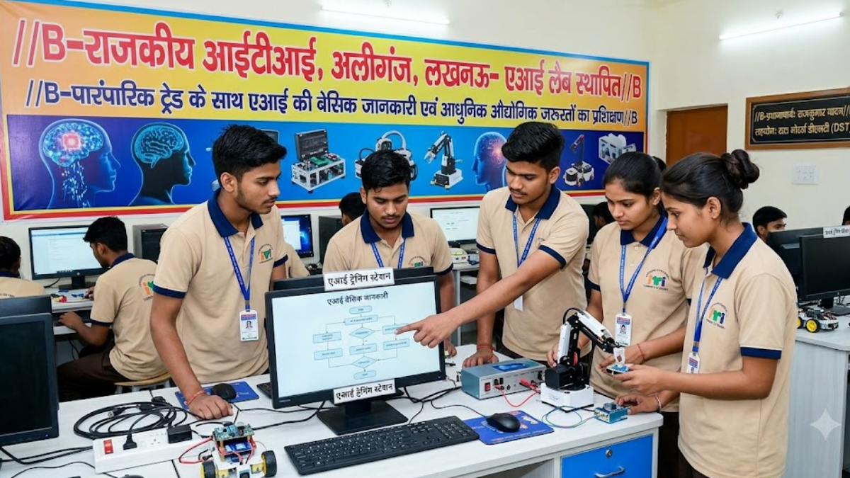 लखनऊ में राजकीय ITI में मिलेगा AI का प्रशिक्षण, रोजगार के बढ़ेंगे अवसर