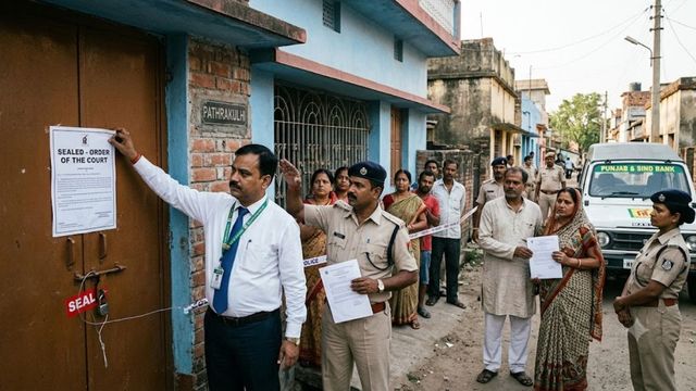 धनबाद में बिजनेस लोन न चुकाने पर बैंक का सख्त एक्शन, कर्जदार का मकान सील करने की प्रक्रिया शुरू 
