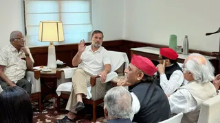 राहुल गांधी ने INDI गठबंधन के साथ बनाई आगे की रणनीति (फोटो-पीटीआई)