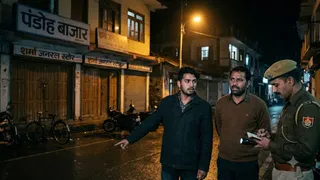 पंडाेह बाजार में पंचायत उपप्रधान के घर से दो वाहन चोरी हो गए। (फोटो एआई से बनाया है)