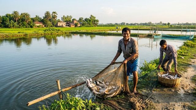 सहरसा में मछली पालन ने पकड़ी रफ्तार: 5 वर्षों में 5 हजार MT बढ़ा उत्पादन, 3000 से अधिक लोगों ने लिया अनुदान 
