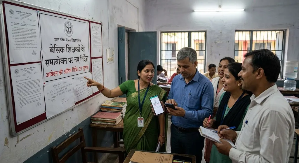 बेसिक शिक्षकों के समायोजन पर बड़ा अपडेट, परिषद ने जारी किए नए निर्देश; 27 जुलाई तक कर सकेंगे आवेदन