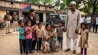 इंस्टाग्राम के प्यार में अंधी हुई 7 बच्चों की मां, आशिक के साथ भागी बरेली (AI Generated Image)