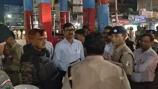 जमुई में उग्र प्रदर्शन हुआ।