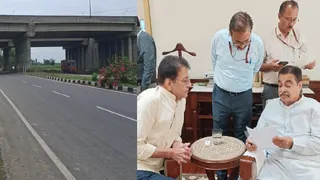 सांसद अरुण गोविल ने केंद्रीय मंत्री नितिन गडकरी से की भेंट।