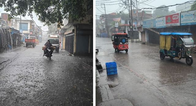 UP Weather Today: लखनऊ में बारिश से मौसम हुआ सुहाना, मौसम विभाग ने बताया कब आएगा मानसून 
