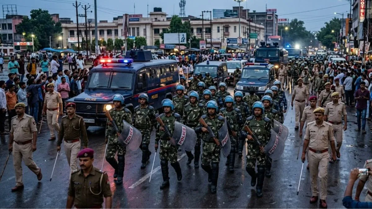 बिहार में छात्र आंदोलन को लेकर अलर्ट मोड पर पुलिस, सभी जिलों में फ्लैग मार्च का आदेश