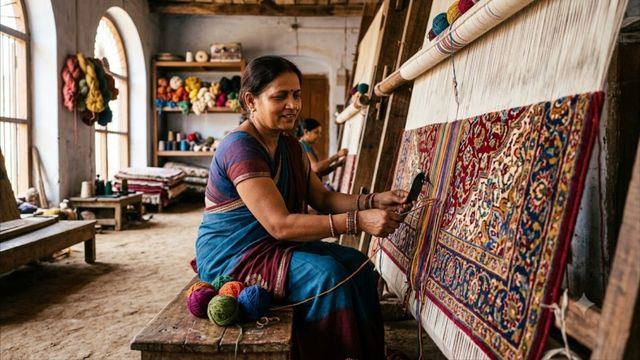 मेड इन मीरजापुर को 'ग्लोबल प्रीमियम ब्रांड' बनाने की तैयारी, दुनियाभर में चमक बिखेरेगी कालीन
