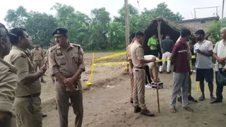बलिया में पूर्व प्रधान रामब्यास वर्मा की हत्या, ट्यूबवेल की झोपड़ी में मिला शव।