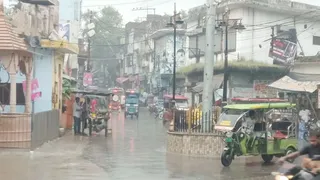 संभल में बारिश की फाइल फोटो