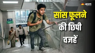 क्यों सीढ़ियां चढ़ते समय फूल रही है सांस? (AI Generated Image)