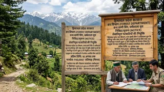 हिमाचल प्रदेश वन्य प्राणी विंग रिटायर पटवारियों की नियुक्ति करेगा। (फोटो एआई से बनाया है)