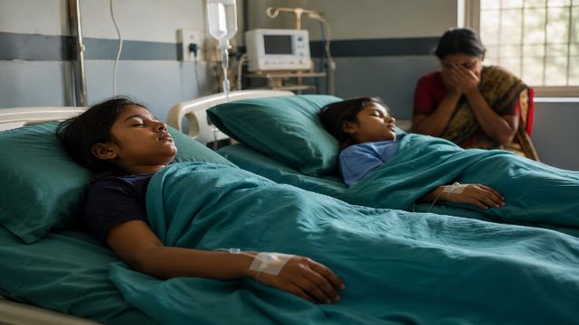 बस में स्कूल जाते समय हुई कहासुनी, गढ़वा में दो सगी बहनों ने खाया जहर; अस्पताल में चल रहा इलाज
