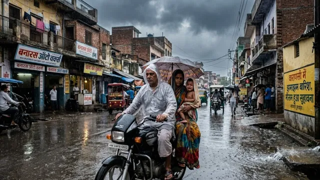 वाराणसी सहित पूर्वांचल में बादलों ने गिराया पानी और पारा, दो दिन बाद बादलों की होगी और मेहरबानी - clouds bring rain and a drop in temperature to varanasi and the purvanchal region further rainfall is expected in two days