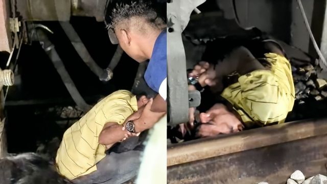हरदोई में पैसेंजर ट्रेन के नीचे फंसा युवक, 20 मिनट तक अटकी रही सांसें; लोको पायलट की सूझबूझ से बची जान

