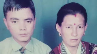कारगिल बलिदानी हरी बहादुर घले और उनकी पत्नी। सौ. स्वजन