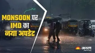 ट्राईसिटी में रविवार शाम वर्षा होने पर मौसम में बदलाव आया।