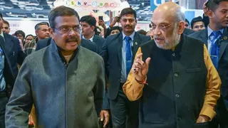 धर्मेंद्र प्रधान के इस्तीफे पर क्या बोले अमित शाह। (फाइल फोटो)