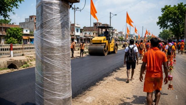 जेवर में कांवड़ यात्रा की तैयारियां तेज... 3000 बिजली खंभों पर लपेटी गई पन्नी, 28 तक सड़कें दुरुस्त करने के निर्देश


