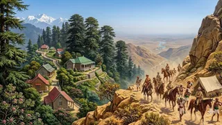 भारत में अंग्रेजों के बसाये गए हिल स्टेशन्स (Image Source: AI Generated)