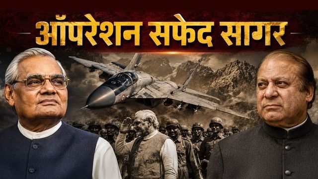 लाहौर में झप्पी, कारगिल में धोखा! जब 'ऑपरेशन सफेद सागर' के पलटवार से थर्राया पाकिस्तान