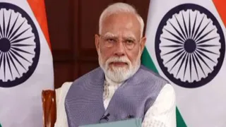 वाइब्रेंट विलेज प्रोग्राम में पीएम मोदी ने प्रतिभागियों से किया संवाद (फोटो-ANI)