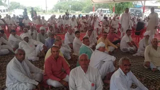 मकड़ौली टोल पर खापों व किसान संगठनों की महापंचायत (फोटो: जागरण)