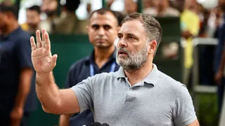 विपक्ष के नेता राहुल गांधी ने फिर किया मोदी सरकार पर हमला। (फोटो-एएनआई।)