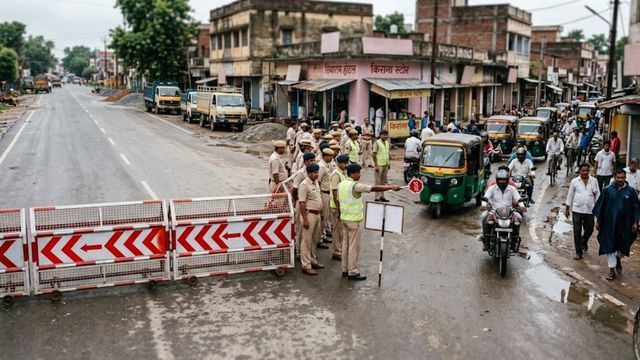 सिवान: 1 अगस्त से 1 सितंबर तक बदले रूट से चलेंगे वाहन, बैरिकेडिंग और पुलिस बल की रहेगी तैनाती
