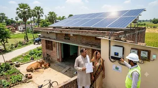 पीएम सूर्य घर योजना: जोकीहाट में पाएं 300 यूनिट मुफ्त बिजली और भारी सब्सिडी (AI Generated Image)