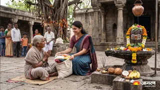 सावन में दान-पुण्य का महत्व: इन चीजों के दान से प्रसन्न होंगे शिव (Picture Credit: AI Generated)