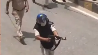 हवाई फायरिंग के बाद तीन युवक घायल