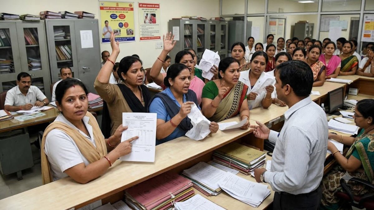 नोएडा में स्वास्थ्य विभाग की 21 एएनएम का इनकम टैक्स रिटर्न अटका, CMO कार्यालय में जताया रोष
