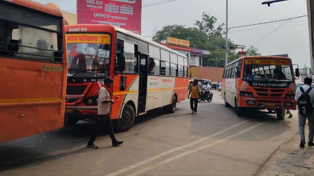 बाराबंकी में सवारी की होड़ में ‘डग्गामार’ बनीं परिवहन निगम की बसें, यातायात व्यवस्था बनी सिरदर्द