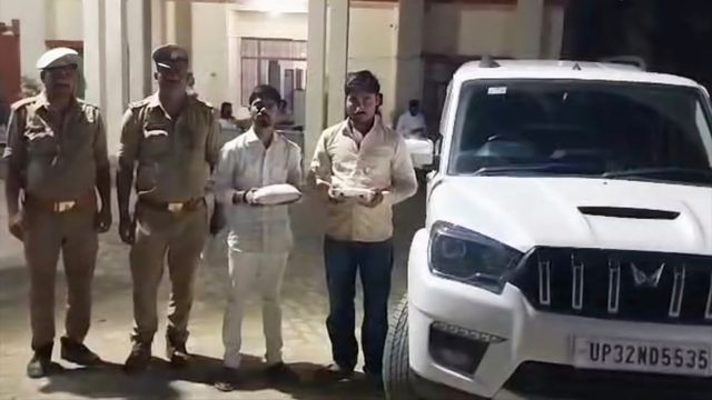 लखनऊ में 2.20 करोड़ की हेरोइन के साथ बाराबंकी के दो तस्कर दबोचे, नेटवर्क खंगाल रही पुलिस