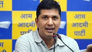 AAP नेता सौरभ भारद्वाज।