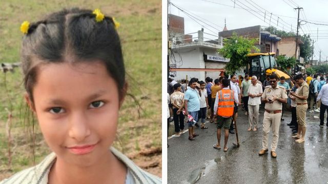 बुलंदशहर में स्कूल से घर लौट रही कक्षा चार की छात्रा नाले में डूबी, बरसात के कारण सड़क और नाले का नहीं लगा पता