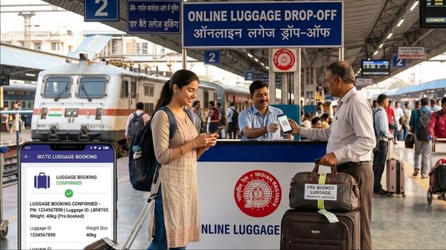 रेलवे की नई सुविधा: टिकट के साथ ही लगेज की ऑनलाइन बुकिंग, पार्सल ऑफिस के चक्कर से मिलेगी निजात