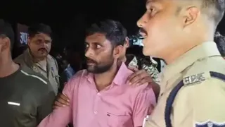आरोपी को मध्य प्रदेश पुलिस साथ ले गई।