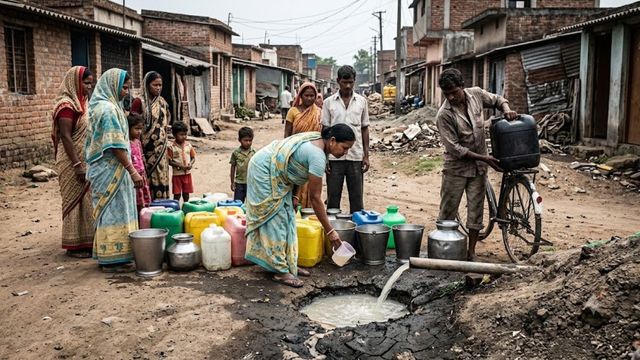 धनबाद के 5 इलाकों में 12 दिनों से ठप जलापूर्ति, पानी खरीदकर रोजमर्रा के काम करने को मजबूर लोग
