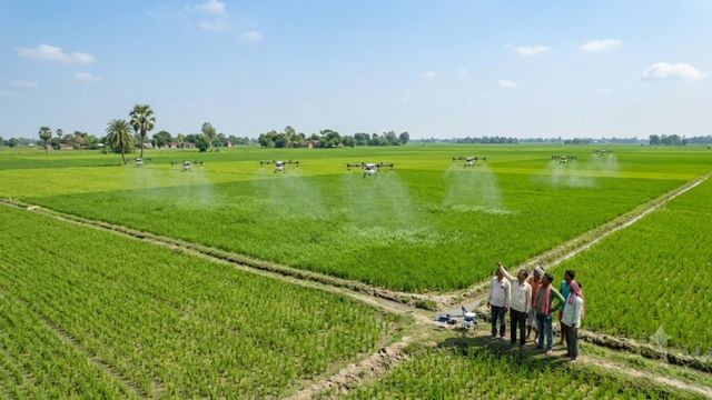 समस्तीपुर के 10700 एकड़ खेतों में ड्रोन से होगा छिड़काव, किसानों को मिलेगी 50% की सब्सिडी
